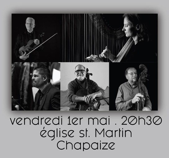 affiche concert premier mai église Chapaize 