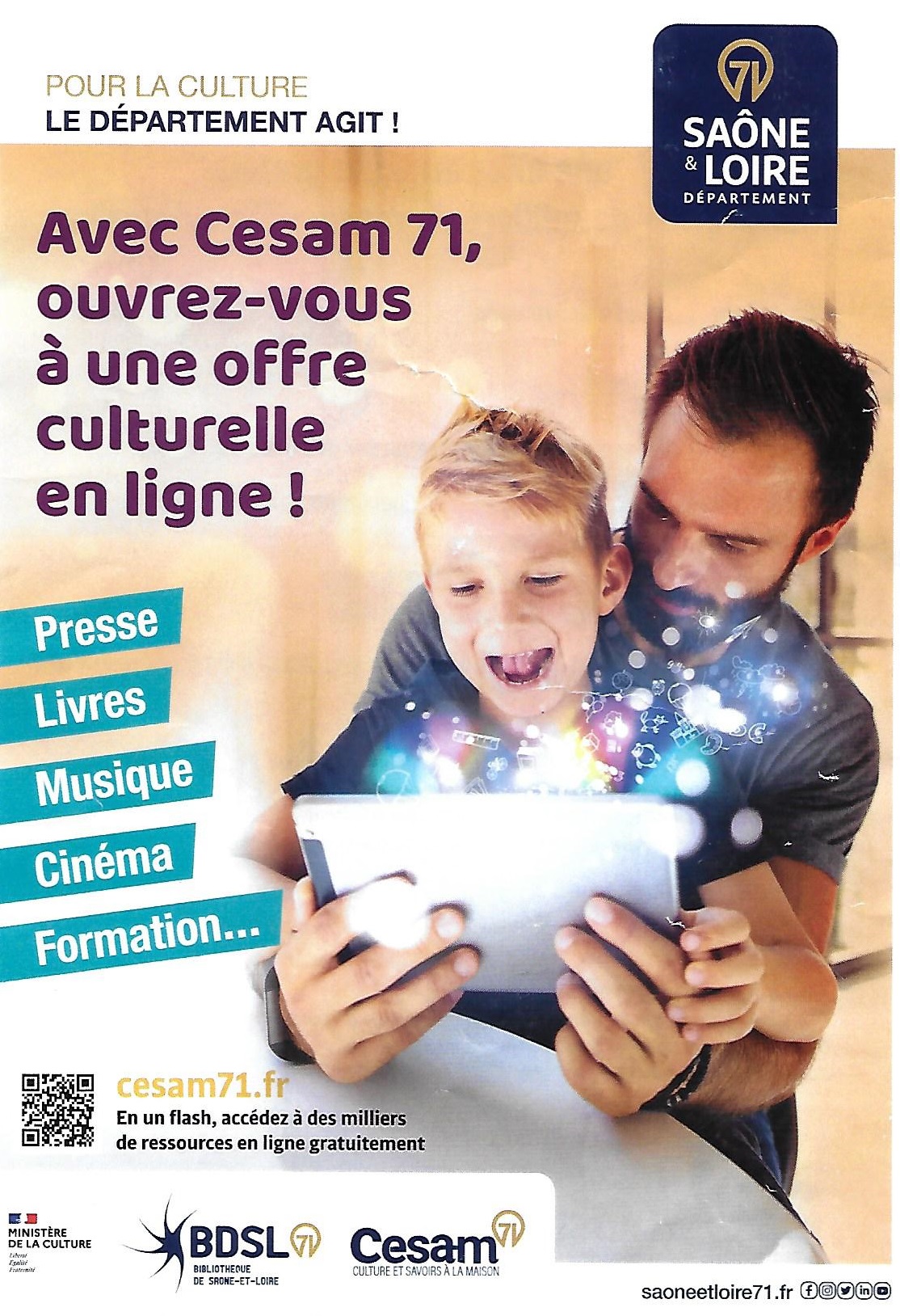 Affichette Cesam71